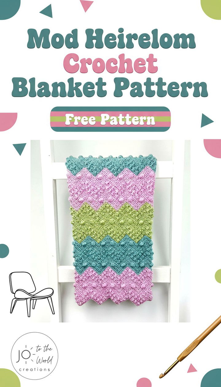 Elevate Your Home with the Mod Heirloom Crochet Blanket Pattern