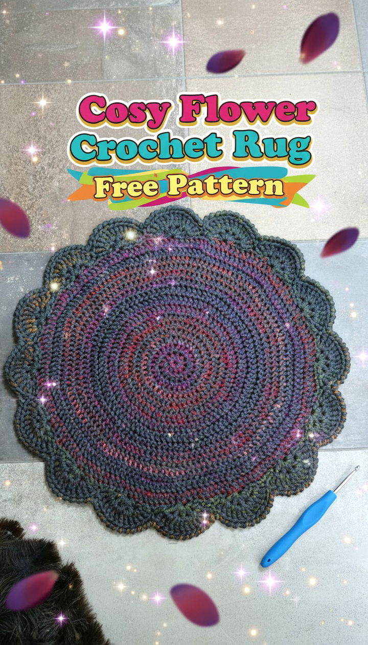 Infuse Your Home with Charm Using the Cosy Flower Rug