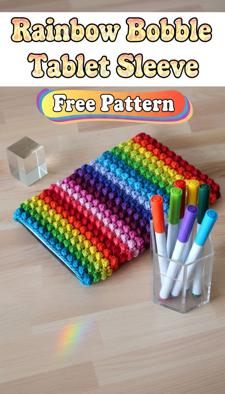 Vibrant Protection The Rainbow Bobble Tablet Sleeve