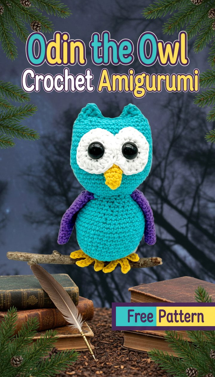 Bring a Wise Companion Home with the Odin the Owl Crochet Amigurumi