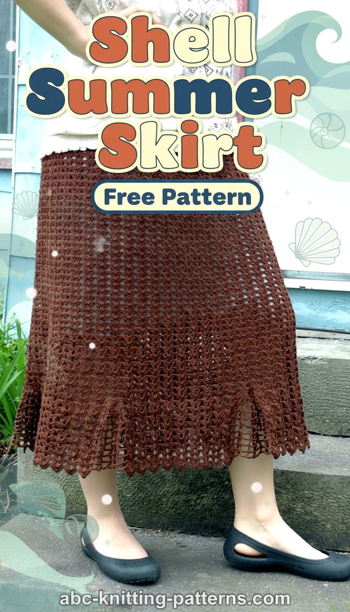 The Shell Summer Skirt Free Crochet Pattern