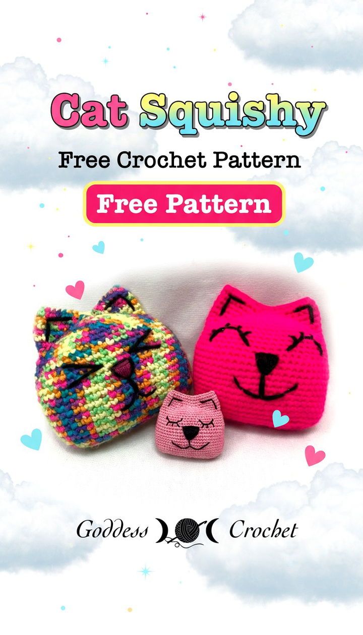 Ultra Soft Cat Squishy Free Crochet Pattern