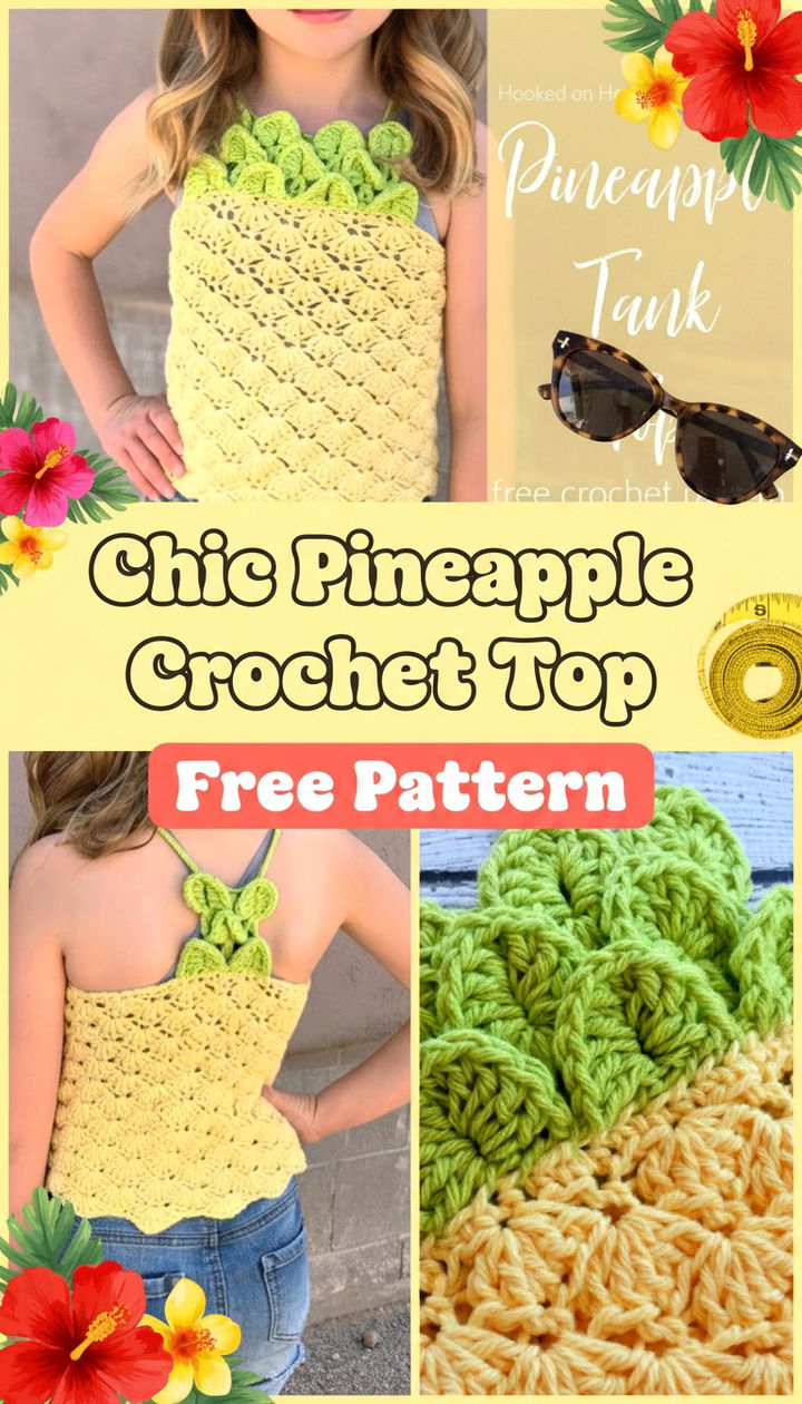 Chic Pineapple Crochet Top Pattern for Summer Style