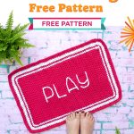 Durable Playful Crochet Outdoor Rug Pattern