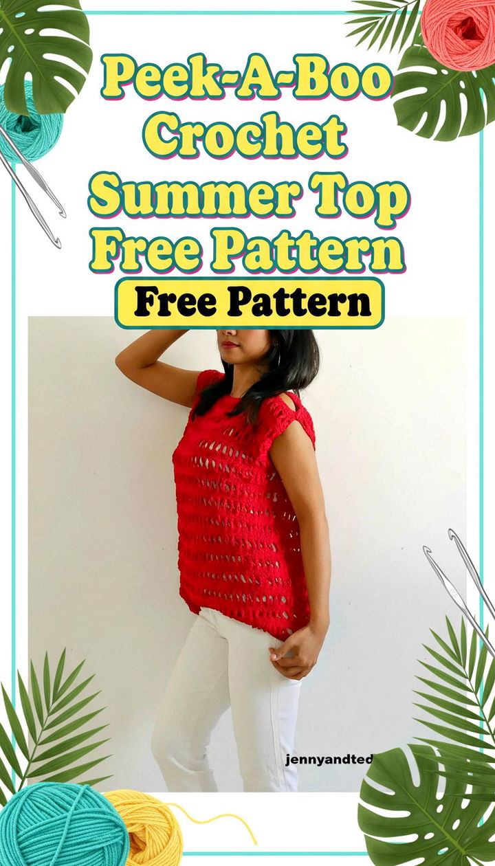 Effortless Style with the Peek A Boo Crochet Summer Top