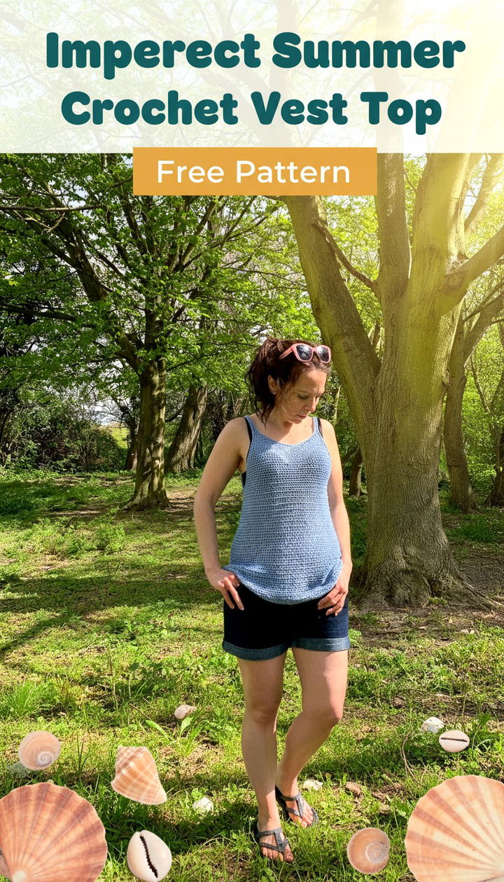 Embrace Effortless Style with the Imperfect Summer Crochet Vest Top