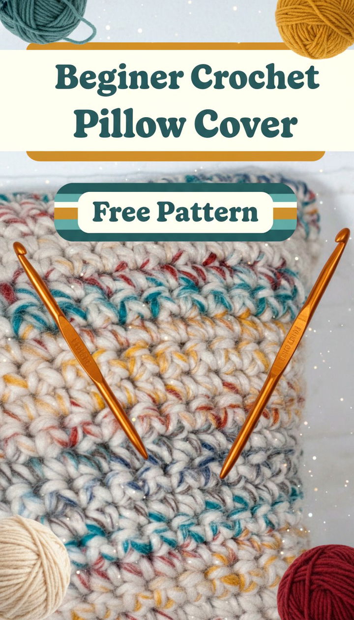 Master the Beginner Crochet Pillow Cover Pattern