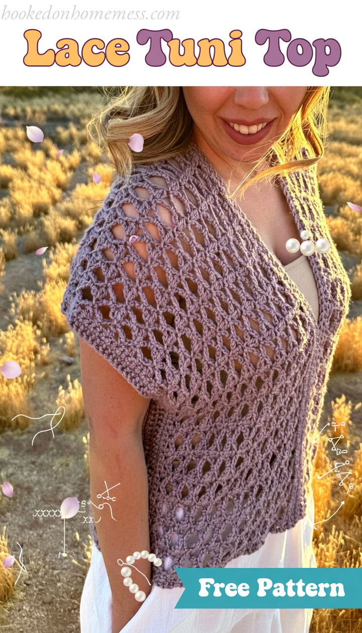 Sophisticated Layers The Lace Tunic Top Crochet Pattern