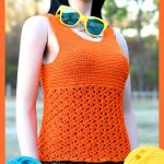 Sun Drenched Style Free Sleeveless Tank Top Crochet Pattern