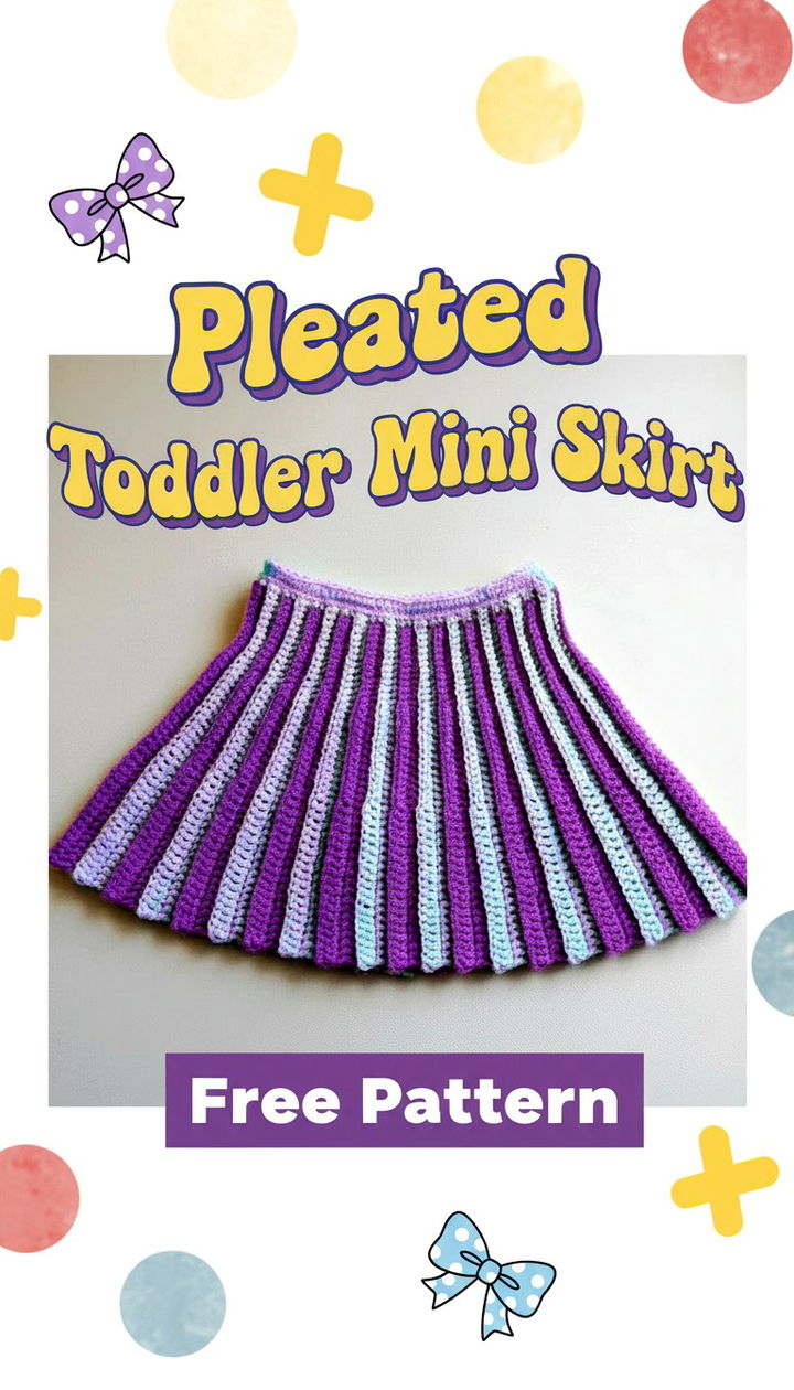 The Tiny Trendsetter Pleated Mini Skirt Free Toddler Pattern
