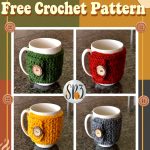 Chic Coffee Cozy Sweater Wrap Free Crochet Pattern