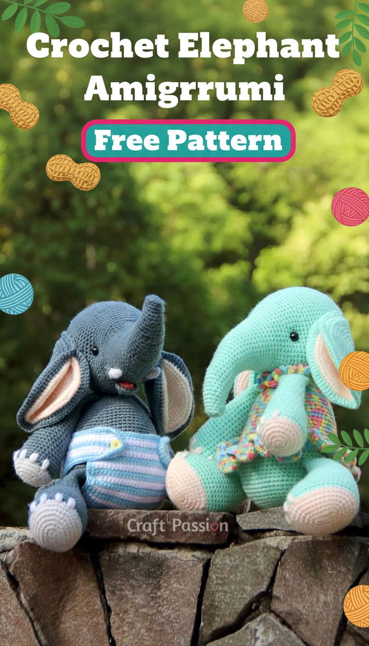 Design a Classic Crochet Elephant Amigurumi