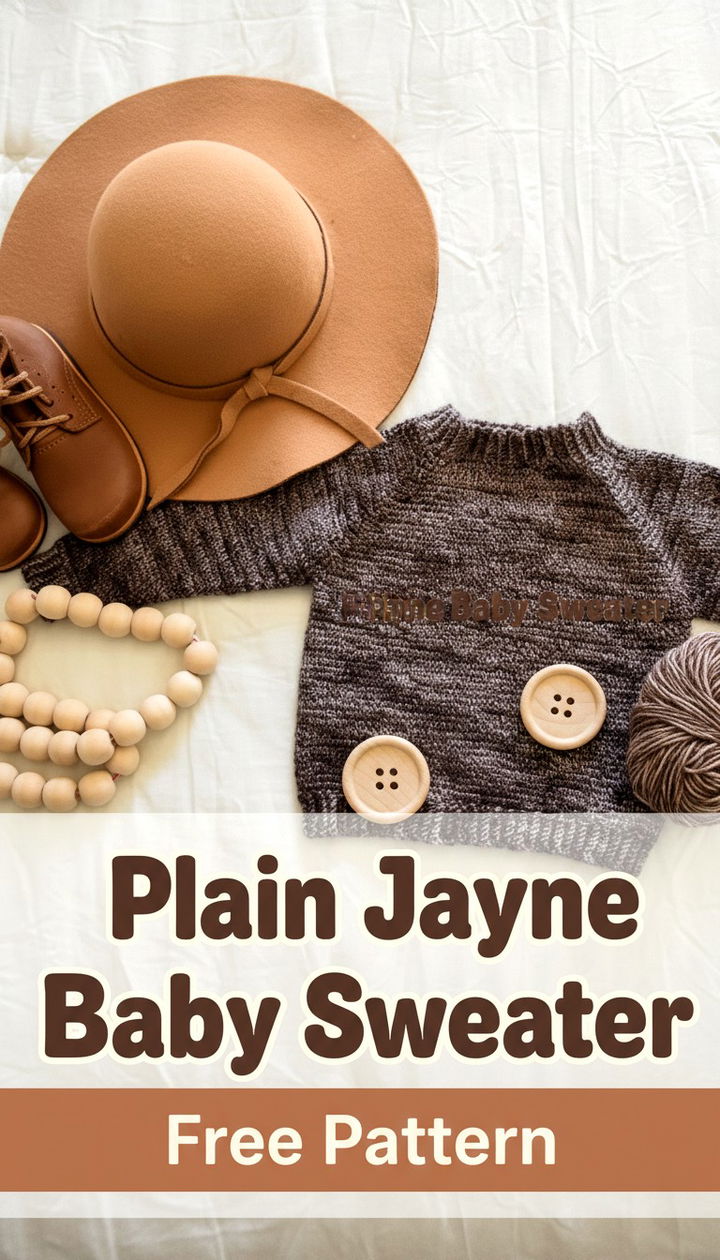 Effortless Charm with the Plain Jayne Baby Sweater Crochet Pattern
