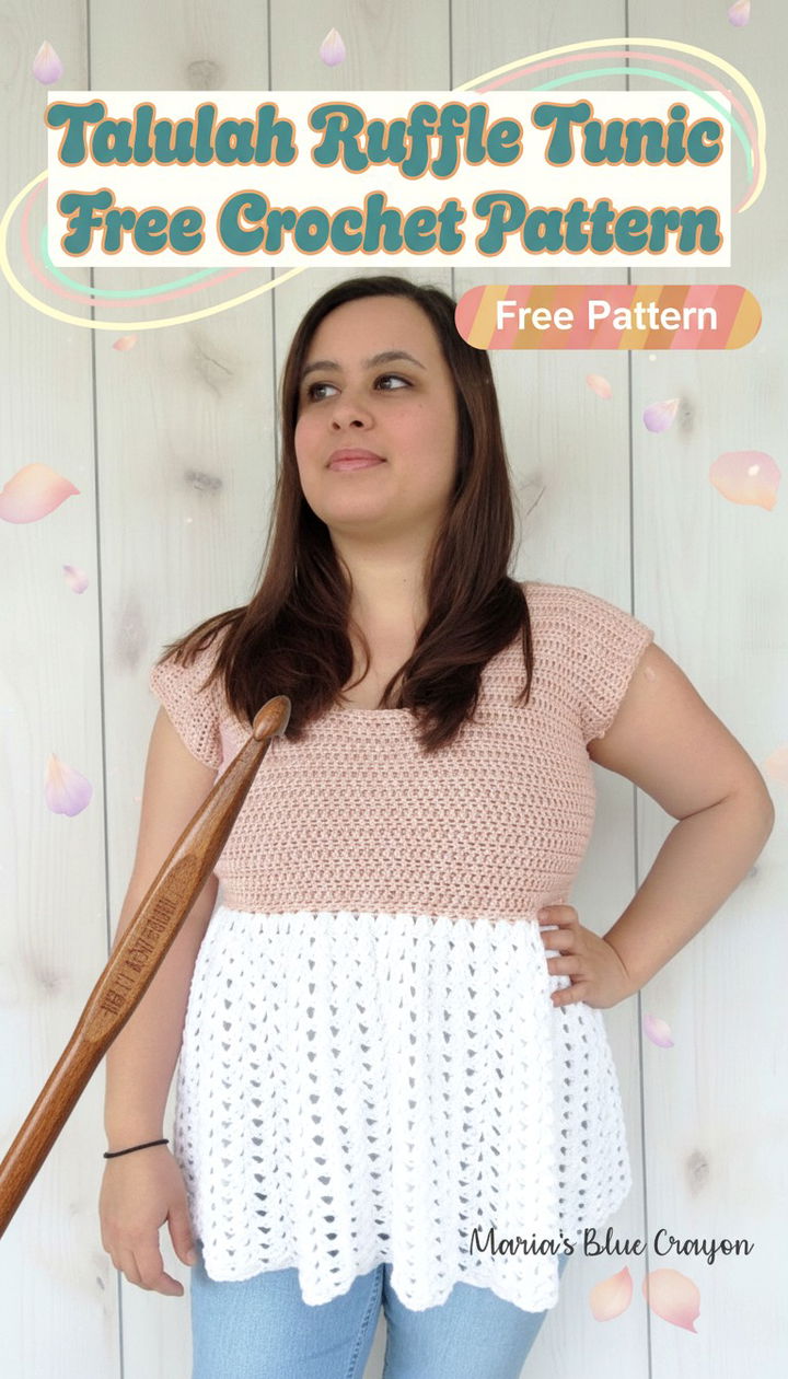 Elevate Your Wardrobe with the Talulah Crochet Ruffle Tunic