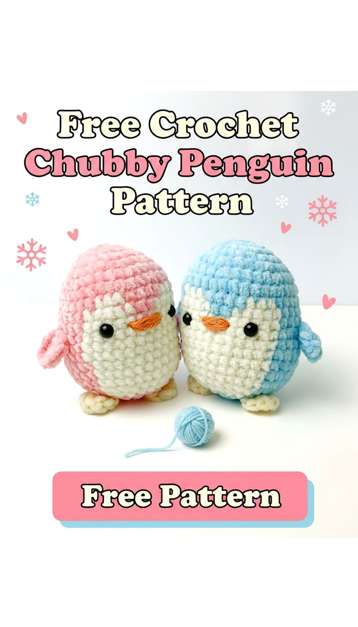 Irresistible Crochet Chubby Penguin Ultimate Free Amigurumi Pattern