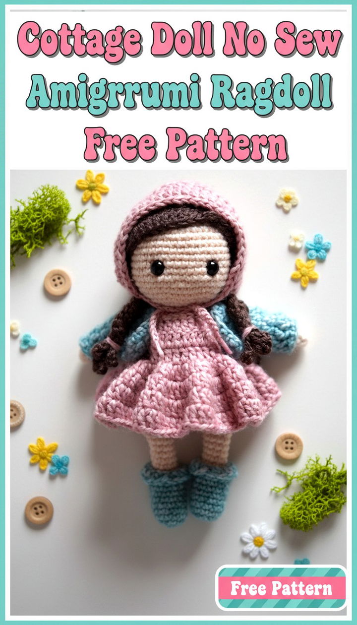 Master the Cozy Cottage Doll No Sew Amigurumi Ragdoll
