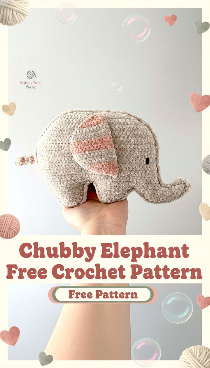 Create a Huggable Chubby Elephant Amigurumi