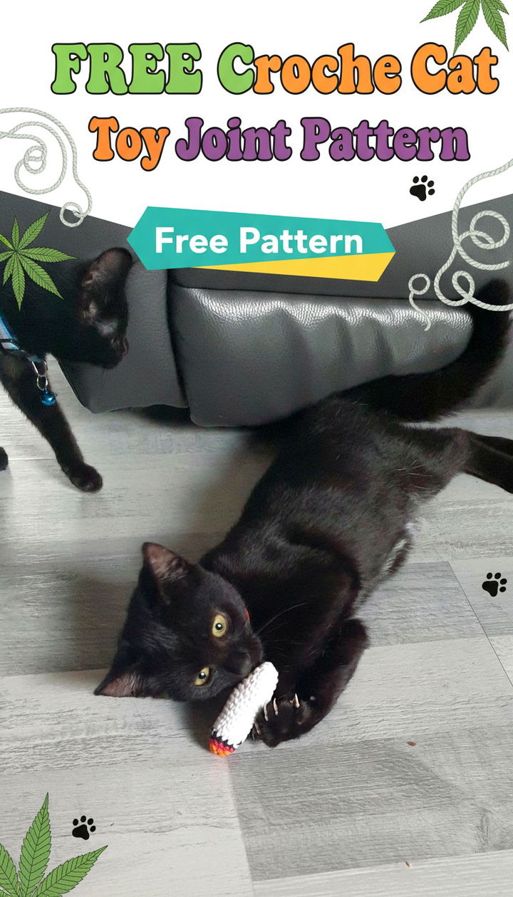 Fun and Herb Filled Cat Toy Joint Free Crochet Pattern