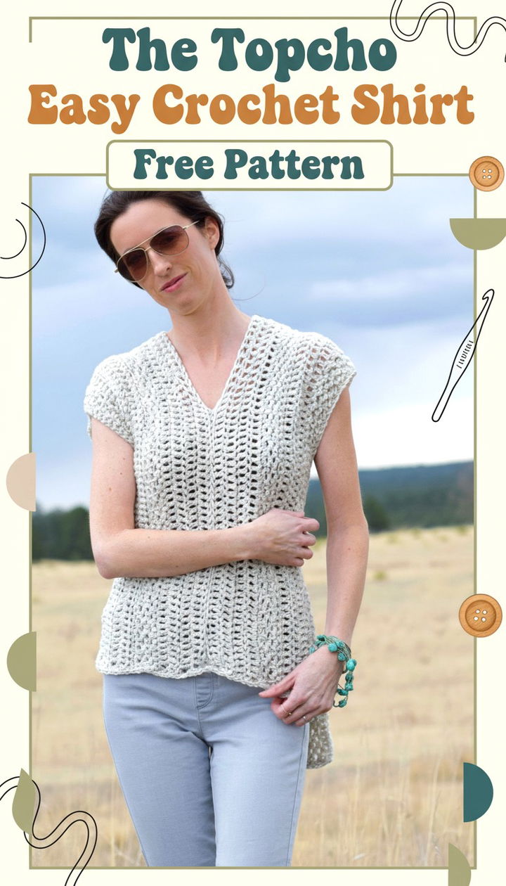 Master Modern Comfort with the Topcho Easy Crochet Shirt