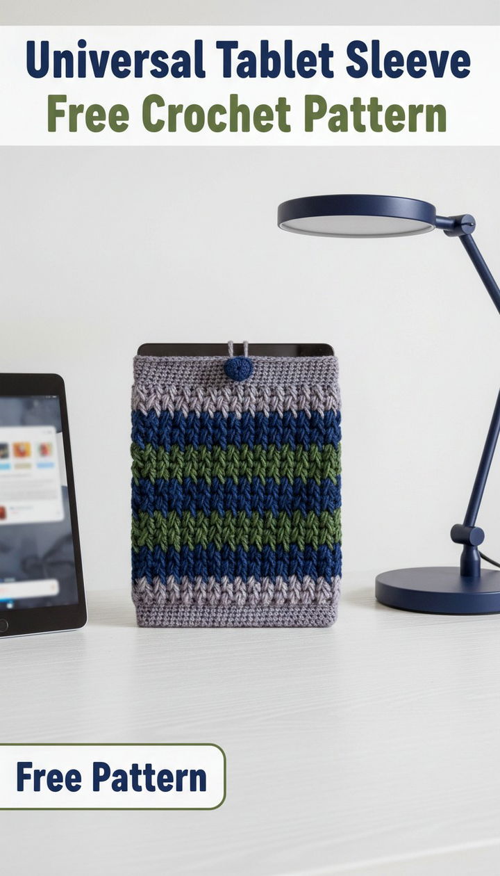 Minimalist & Protective The Universal Crochet Tablet Sleeve