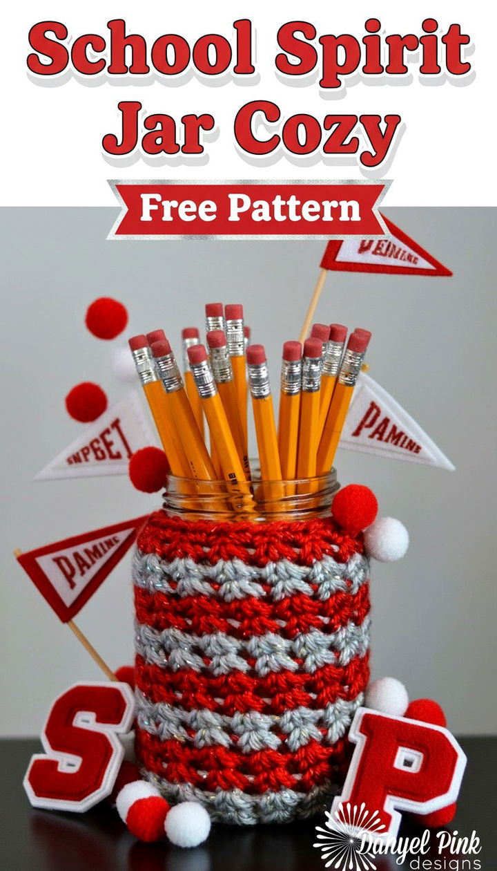 Show Your Team Pride with a School Spirit Jar Cozy