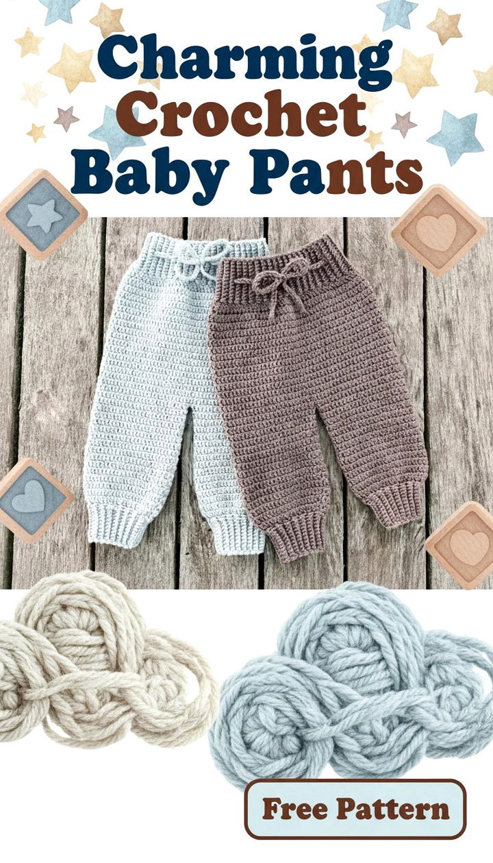 Versatile and Soft Crochet Baby Pants Pattern