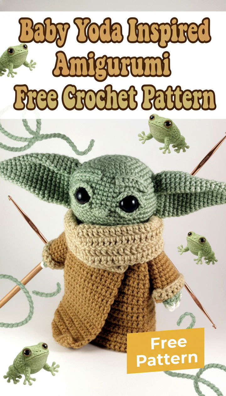 Adorable Baby Yoda Inspired Amigurumi Crochet Guide