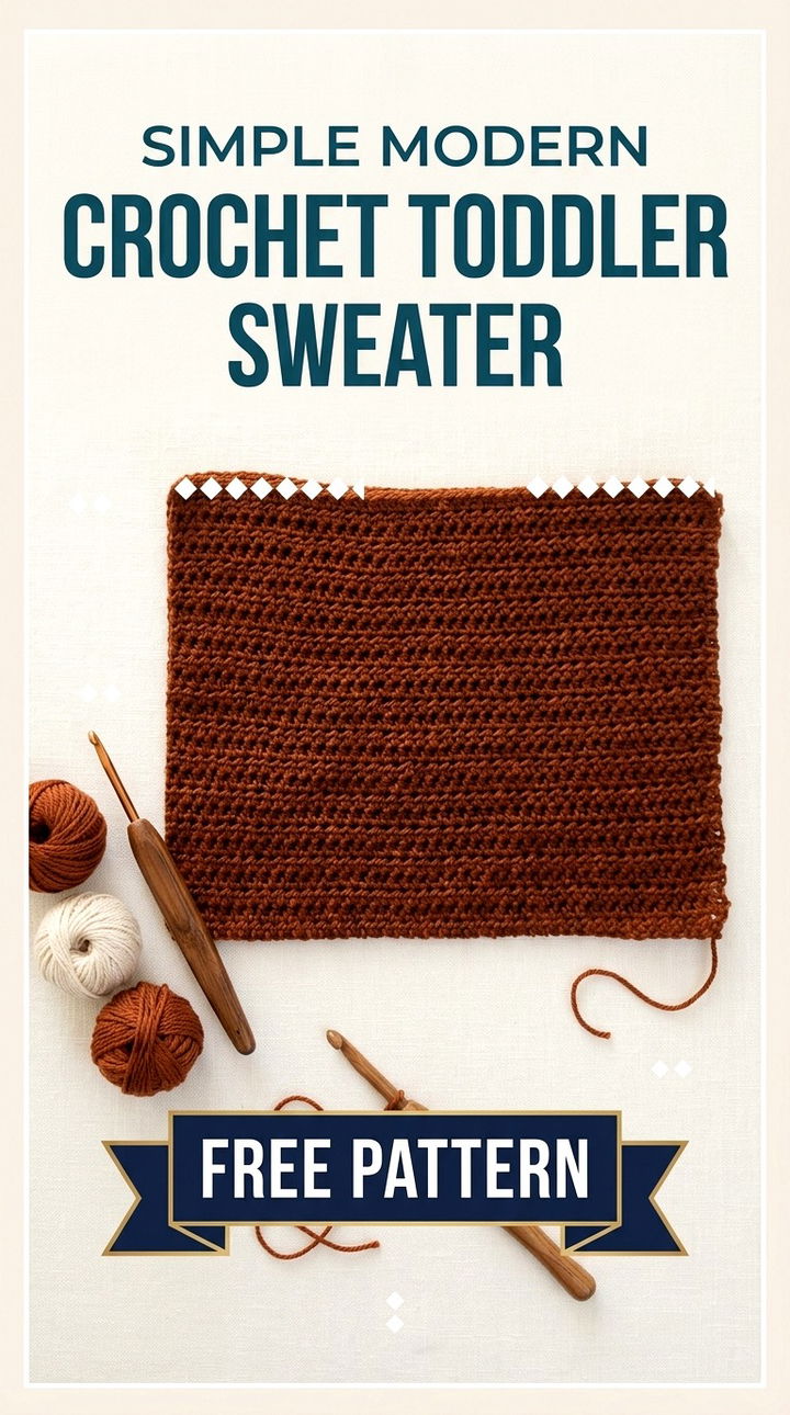 Crafting Your First Modern Crochet Toddler Sweater