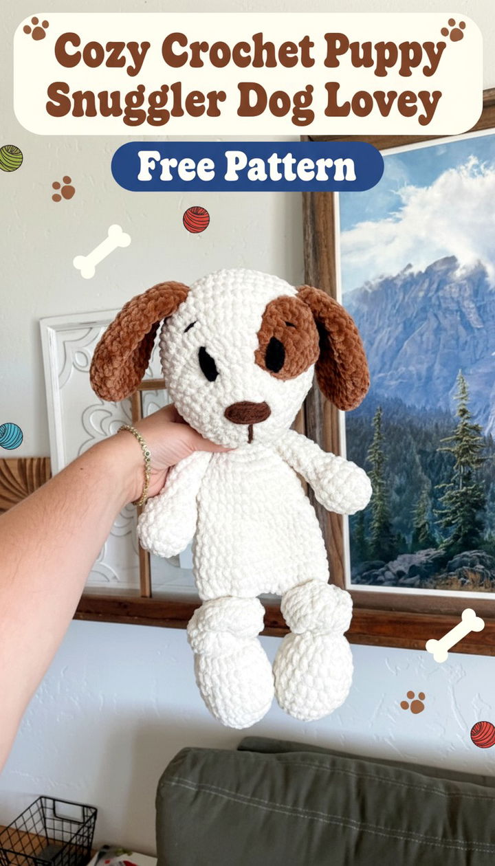 Create a Comforting Companion with the Free Crochet Puppy Snuggler Pattern