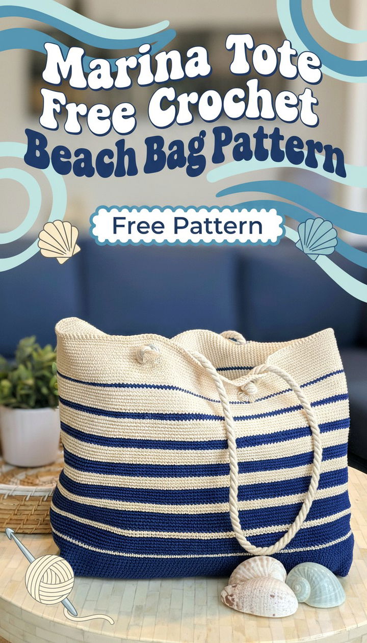Master the Marina Tote Crochet Beach Bag Pattern