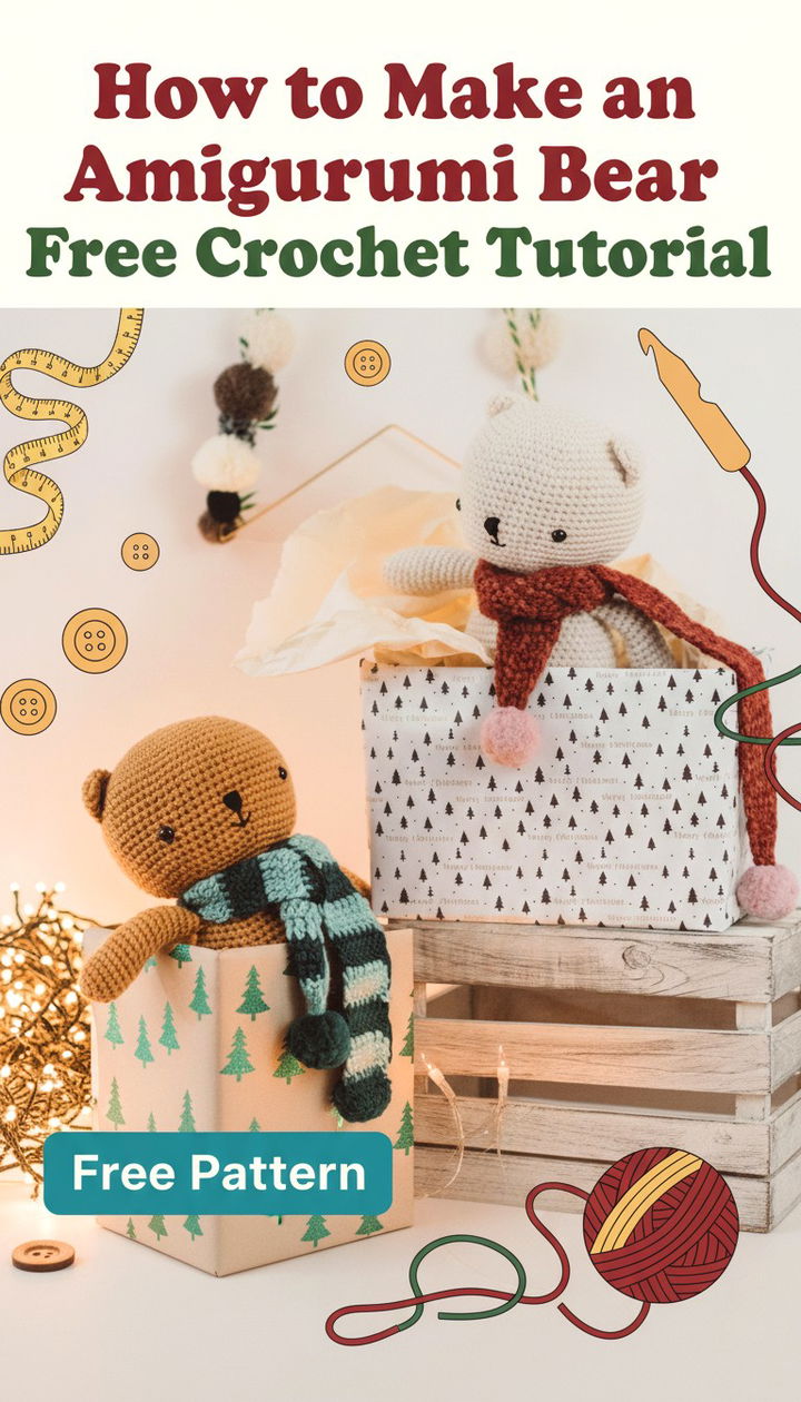 Step by Step Tutorial How to Make an Amigurumi Bear