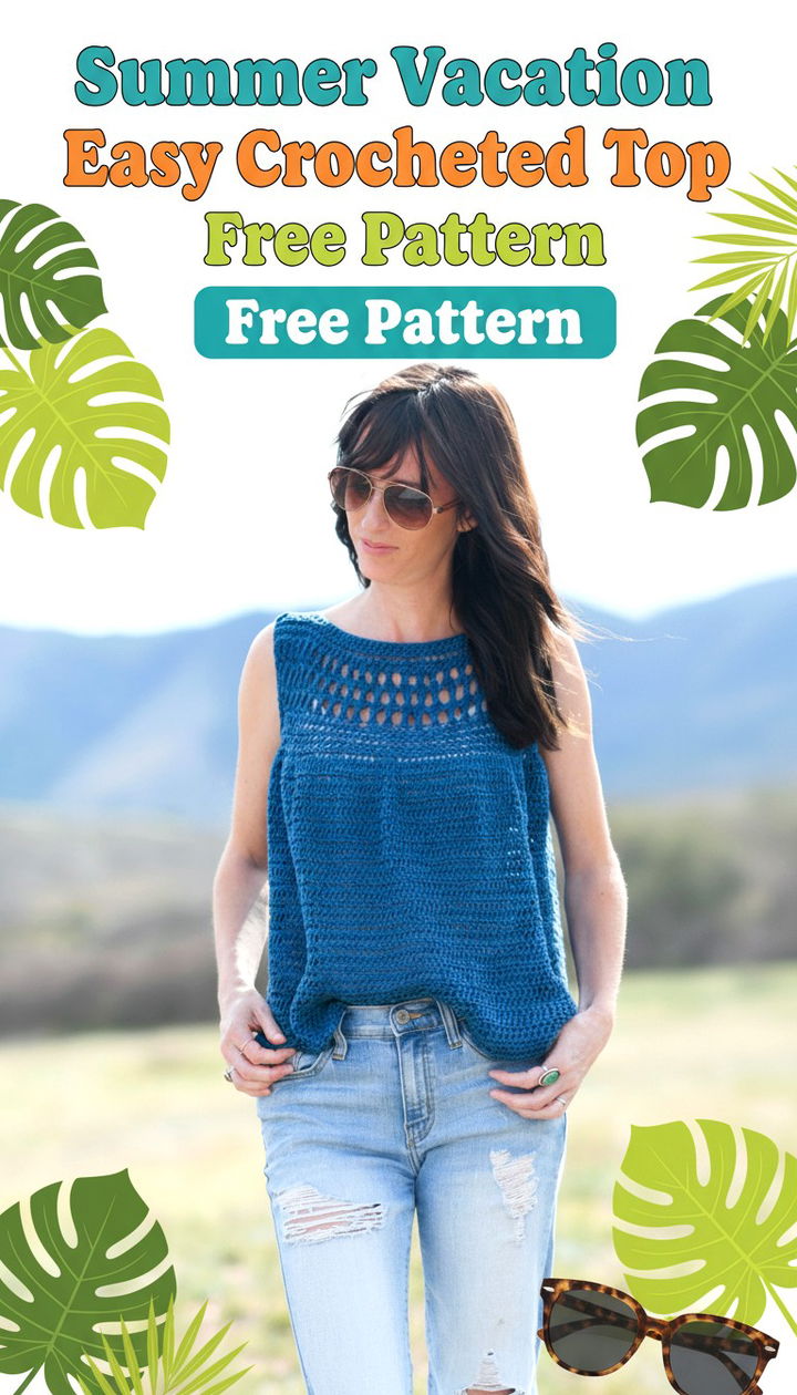 Effortless Summer Vacation Crochet Top Your Go To Free Pattern
