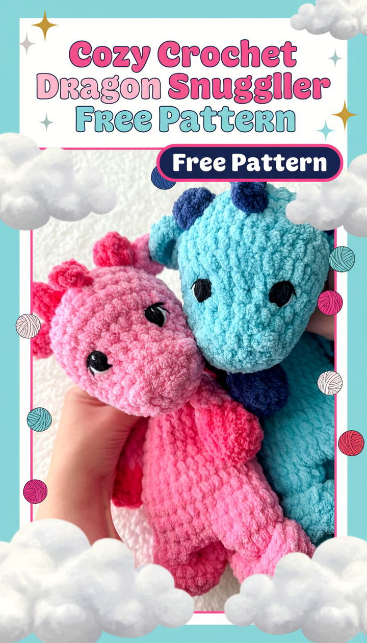 Cozy Comfort with the Free Crochet Dragon Snuggler Pattern