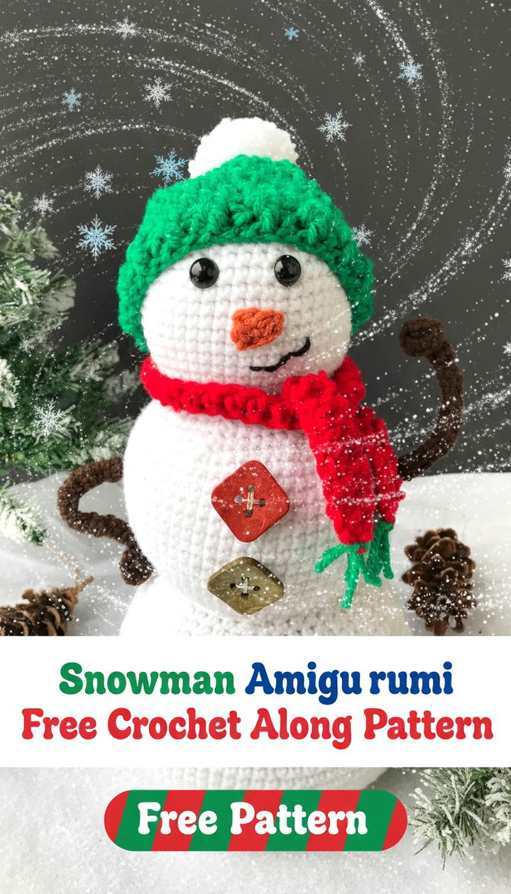 Join the Festive Fun Snowman Amigurumi Free Crochet Along