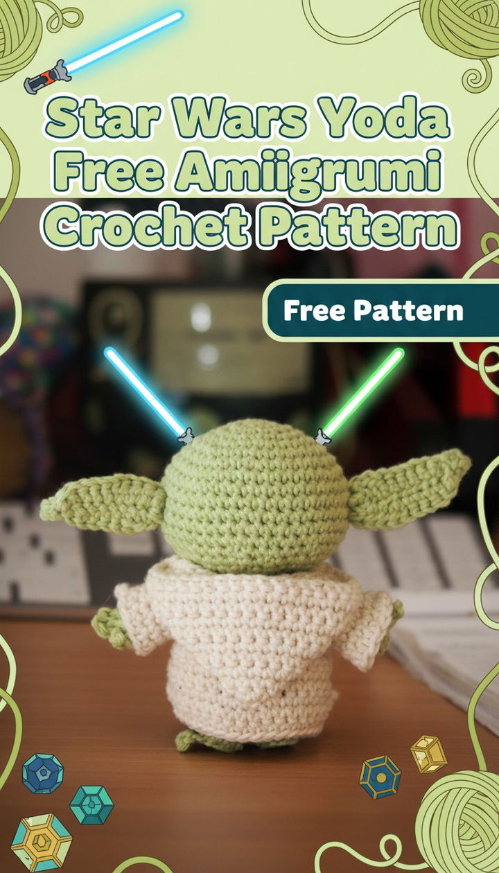 Ultimate Free Star Wars Yoda Amigurumi Crochet Pattern