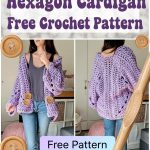 Ultimate Super Chunky Hexagon Cardigan Free Crochet Pattern
