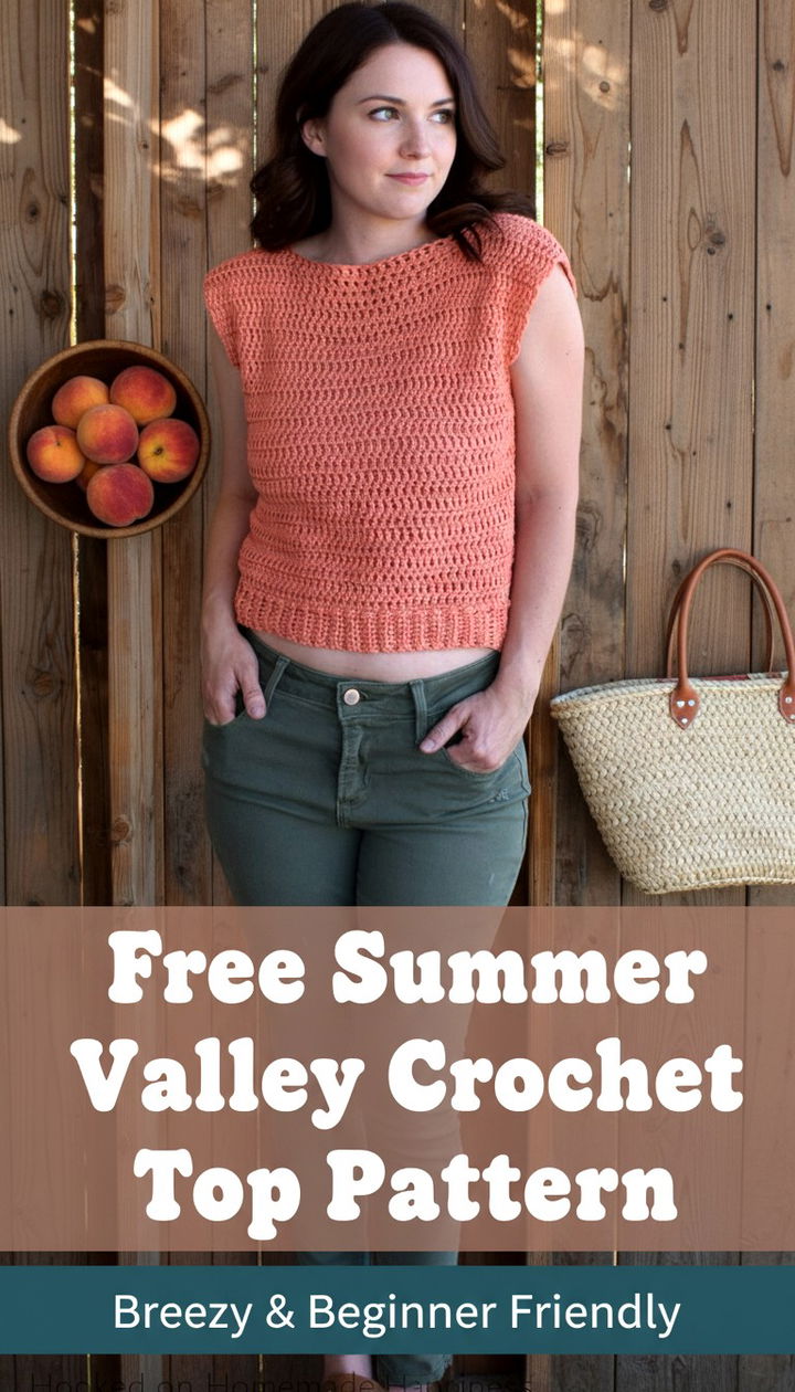Breezy Elegance The Summer Valley Crochet Top Free Pattern