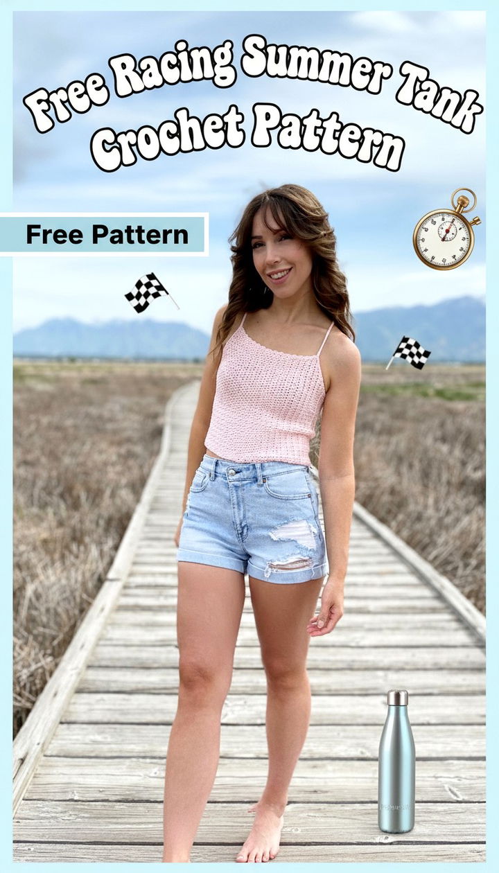 Rev Up Your Style Racing Summer Tank Crochet Pattern
