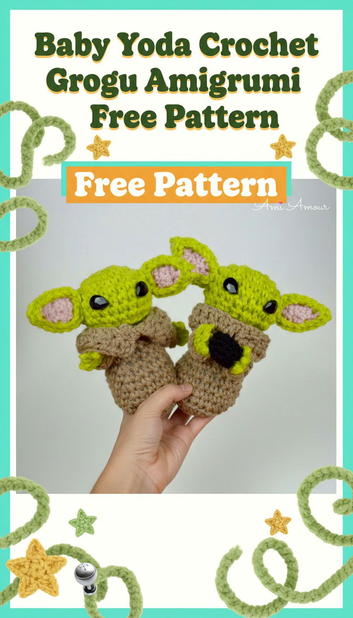 Premium Baby Yoda Crochet Grogu Amigurumi Guide