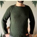 Timeless Husband’s Raglan Sweater Free Crochet Pattern