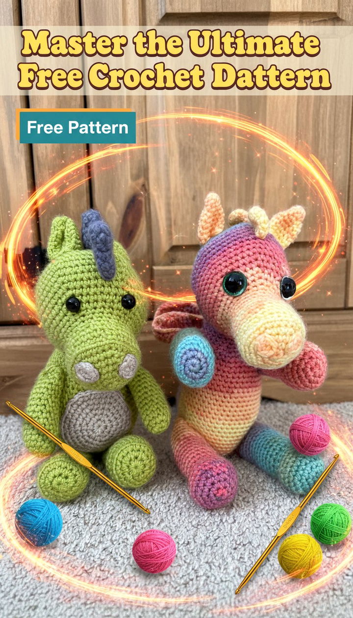 Bring Fantasy to Life with Our Free Crochet Dragon Pattern
