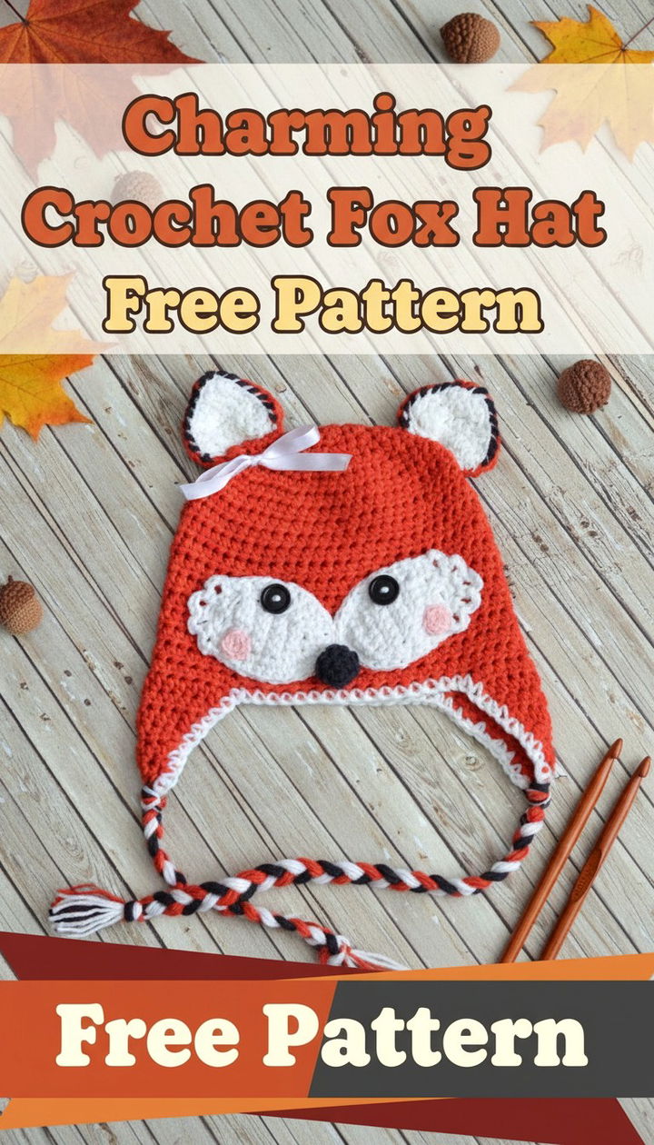 Charming Handmade Crochet Fox Hat Pattern