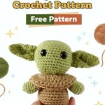 Professional Baby Yoda Free Amigurumi Crochet Pattern