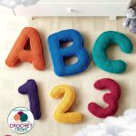 Custom Caron Crochet Alphabet and Number Pillow Patterns Free Video Course