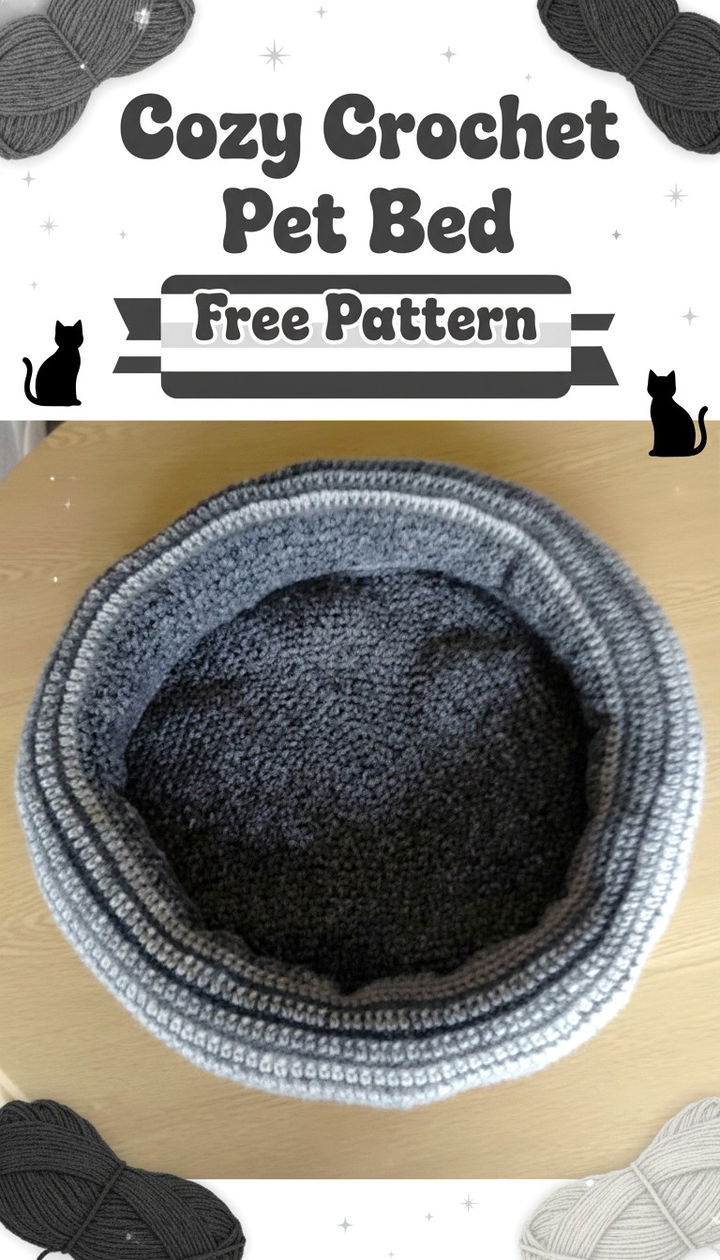Ultimate Cozy DIY Crochet Pet Bed Tutorial