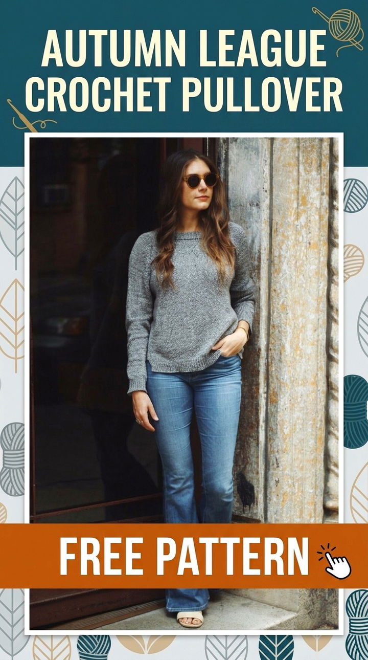 Cozy Autumn League Crochet Pullover