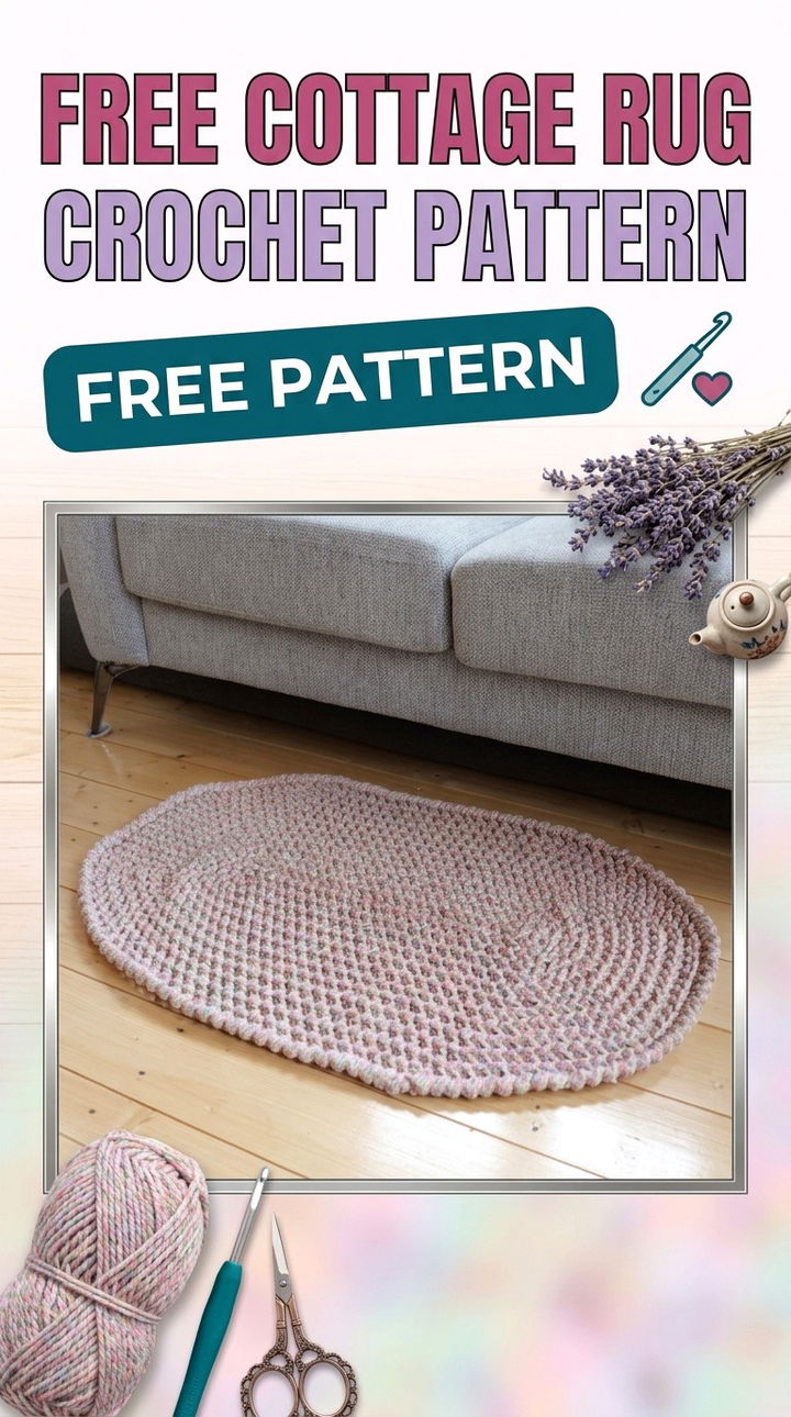 Free Cottage Rug Crochet Pattern