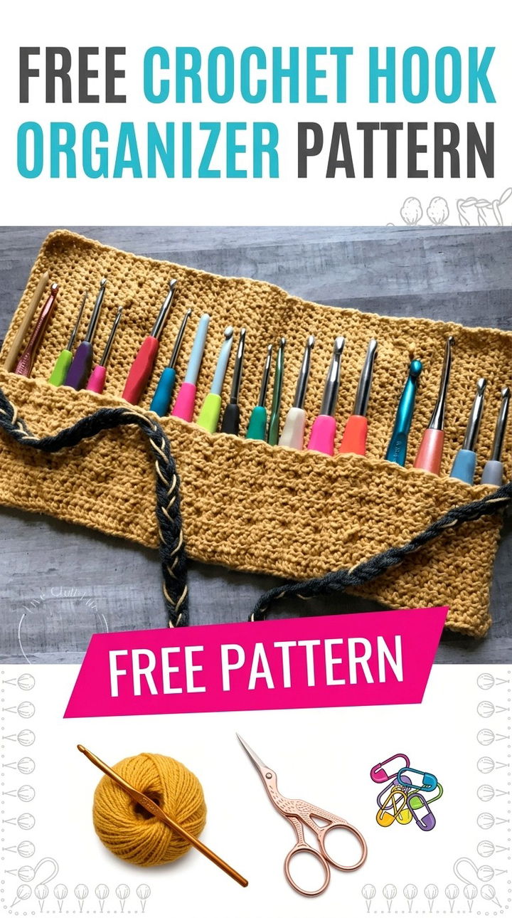 Free Crochet Hook Organizer Pattern