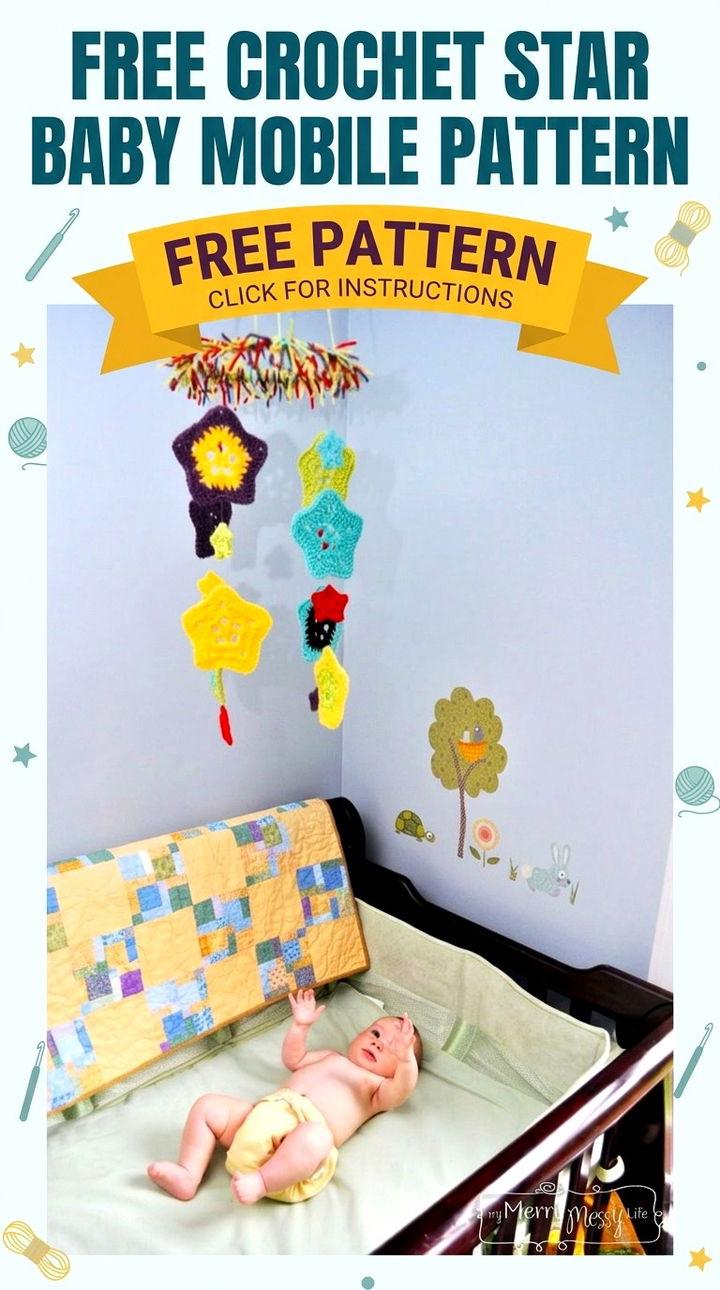 Free Crochet Star Baby Mobile Pattern