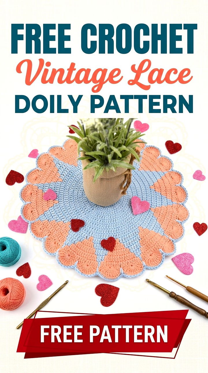 Free Crochet Vintage Lace Doily Pattern